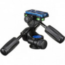 BENRO Rotula 3 Way HD2A con Zapata Tipo Arca