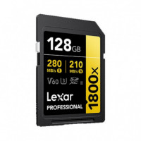 LEXAR SD PRO GOLD SERIES UHS-II 1800X 128GB V60
