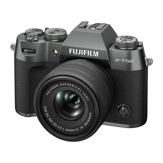 FUJIFILM Camara X-T50 +15-45MM F3.5 - 5.6 Ois Plata