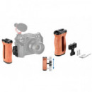 LEOFOTO Empuñadura CH-3 con Anclaje para Cámara Cage