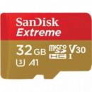 SANDISK Tarjeta Micro Extreme V30 Sdhc Uhsi 100MB/S 32GB
