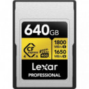 LEXAR Tarjeta Memoria Gold Cfexpress 4.0 Type a 640GB
