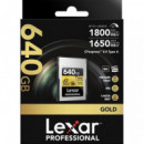 LEXAR Tarjeta Memoria Gold Cfexpress 4.0 Type a 640GB
