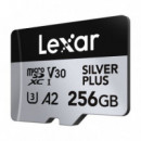 LEXAR Micro Sdxc Silver Plus UHS-1, 256GB V30 R205/W150MB/S
