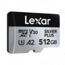 LEXAR Micro Sdxc Silver Plus UHS-1 , 512GB V30 R205/W150MB/S