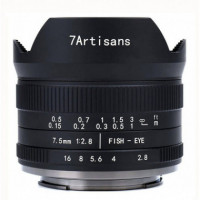 7 Artisans 7.5MM Aps-c F2.8 Ii para Micro 4/3  7ARTISANS