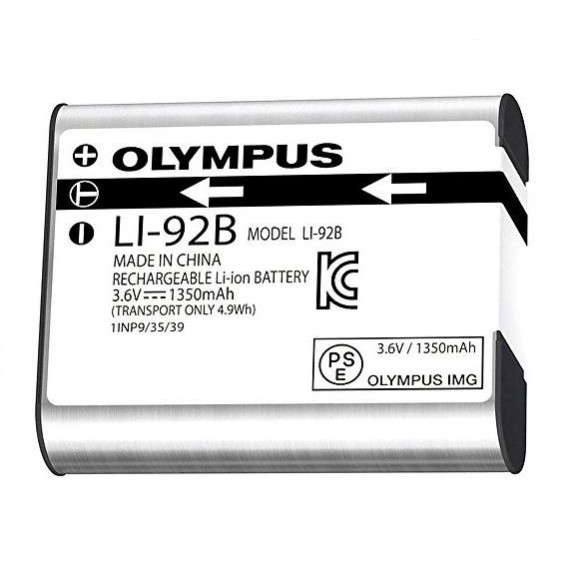 Om System Bateria LI-92B  OLYMPUS