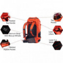 F-STOP Mochila FST-A1550-82 Kashmir 2 Air 33 Litros Torso Masculino Magma (rojo) Air Series