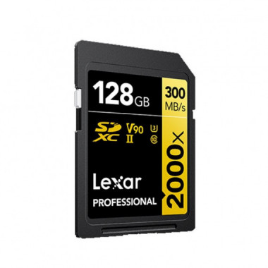 LEXAR Tarjeta Sd Pro Gold Series Uhs-ii 2000X 128GB V90