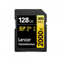 LEXAR Tarjeta Sd Pro Gold Series Uhs-ii 2000X 128GB V90