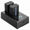 SMALLRIG NP-FW50 Camera Battery And Charger Kit 3818