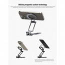 LEOFOTO Minitripode para Movil Magnet. Negro PS-5