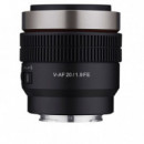 Samyang V-af 20MM T1.9 Sony E  LK SAMYANG