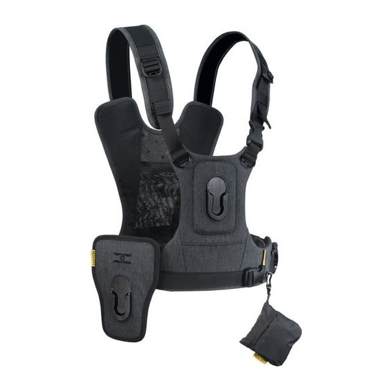 COTTON CARRIER Arnes Profesional para 2 Camaras 147 Gris