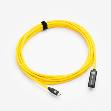 Tether Cable Extensi&oacute;n Usb-c a Usb-c 5M Amarillo  COBRA TETHER