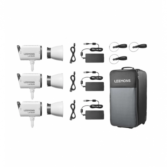 GODOX Kit 3 Focos Rgb Litemons LA150R K3 REF.200679