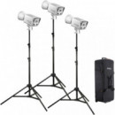 GODOX Kit 3 Focos Led Litemons LA300R K3 REF.200674