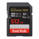 SANDISK Tarjeta Sd Extreme Pro V6 Sdxc Uhs-ii 280MB/S 512GB