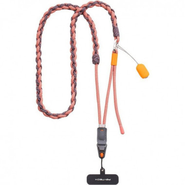 PGYTECH CORREA LINKGO PHONE TRENZADO CORAL