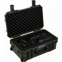 Gutek Maleta Trolley de Proteccion Tortoise T-300 con Ruedas Verde  NANLITE