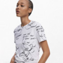DESIGUAL Camiseta Mickey Sketch 25WWTK03-1000