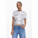 DESIGUAL Camiseta Mickey Sketch 25WWTK03-1000