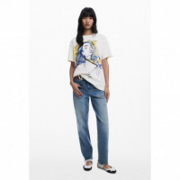 Desigual Camiseta retrato 25WWTK05-1000