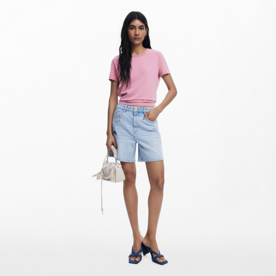 DESIGUAL Camiseta "d" Strass 25WWTK07-3045