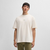 HUGO Camiseta de Algodón Blanca 50509776-122