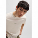 HUGO Camiseta de Algodón Blanca 50509776-122