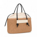 Bolso Capazo Scoubidou TOUS Natural con Asas Fijas