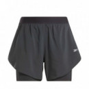 Short Running 2 en 1  REEBOK