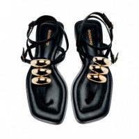 Sandalias Griegas Piel Joyas Reseburg  GIOSEPPO