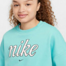 Sudadera de Cuello Redondo y Ajuste Amplio  NIKE
