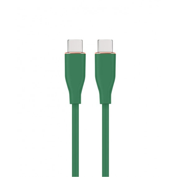 GEMBIRD Cable Usb-c a Usb-c 1,5M Verde Silicona