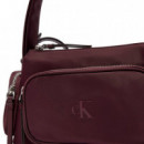 Bolso de Hombro Suave de Nailon y Satén  CALVIN KLEIN JEANS
