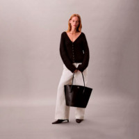 Bolso Tote con Herraje con Logo Monograma  CALVIN KLEIN JEANS