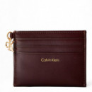 Tarjetero de Piel con Cremallera  CALVIN KLEIN JEANS