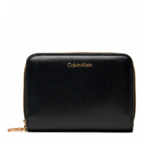 Cartera de Piel Mediana con Cremallera  CALVIN KLEIN JEANS