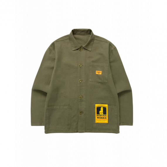 Chaquetas Hombre Sobrecamisa SERVICE WORKS Classic Chore Olive