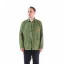 Chaquetas Hombre Sobrecamisa SERVICE WORKS Classic Chore Olive