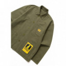 Chaquetas Hombre Sobrecamisa SERVICE WORKS Classic Chore Olive