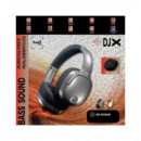 SAMI Auricular de Casco BLUETOOTH RS-13404 Djx Gris Plegable Aux In con Funda