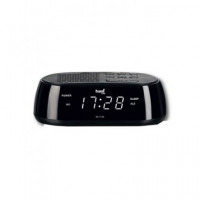 SAMI Radio Reloj Despertador Digital RS-4736  Doble ALARMA,20 Memorias Cable Alimentacion
