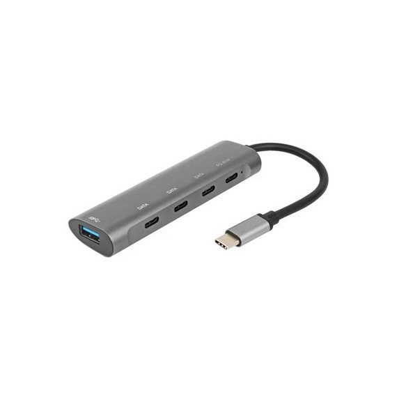 Hub 5 en 1 Tipo C a 4XTIPO C/1XUSB a 3.0 TCV010  FGNS