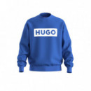 HUGO Jersey Azul 50522375-493
