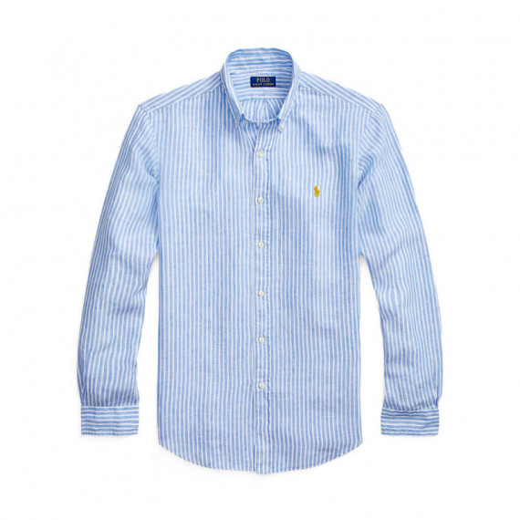 Camisa de Lino a Rayas Custom-fit  RALPH LAUREN