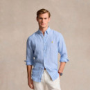 Camisa de Lino a Rayas Custom-fit  RALPH LAUREN