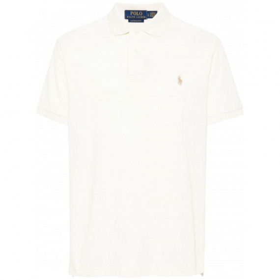 Polo RALPH LAUREN - SSKCCMSLM1-SHORT Sleeve-knit - Parchment Cream C8634 - 710680784372/PARCHMENT Cream C8634