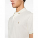 Polo RALPH LAUREN - SSKCCMSLM1-SHORT Sleeve-knit - Parchment Cream C8634 - 710680784372/PARCHMENT Cream C8634